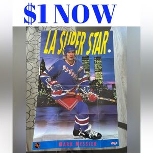 Mark Messier 1990’s Kellogg’s Cereal Box New York Rangers Poster